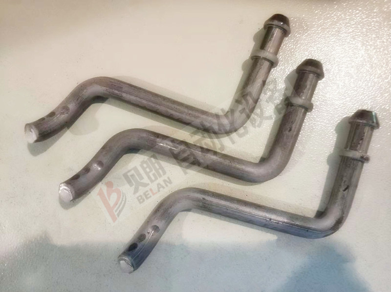 汽车排气管挂钩线成型