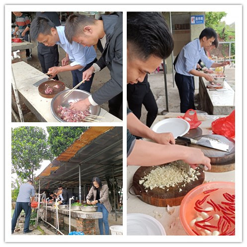 Milanosport
员工烧烤清洗食材现场